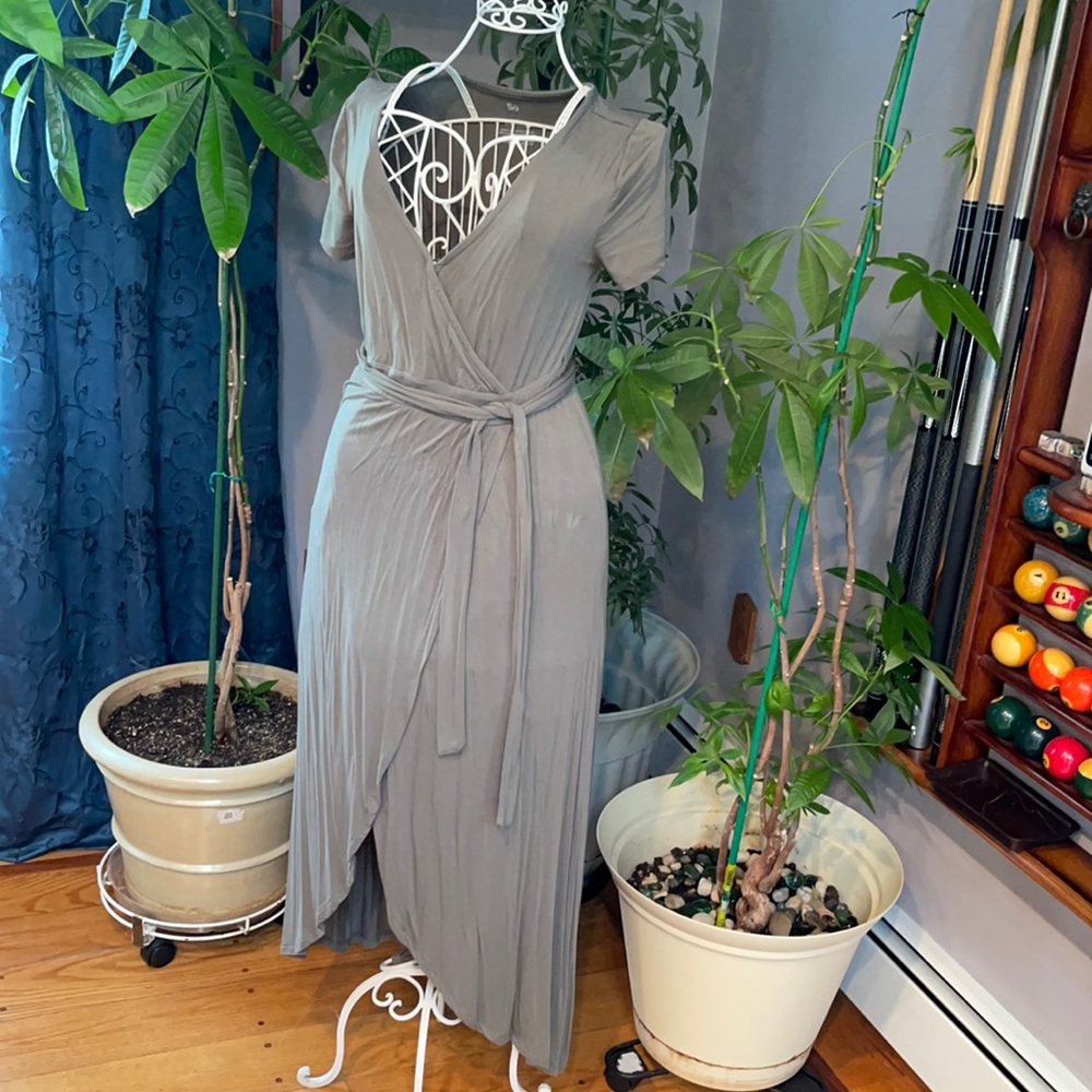 Green summer dress